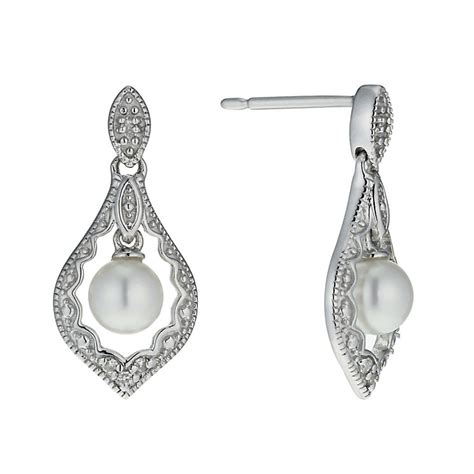 ernest jones pearl earrings